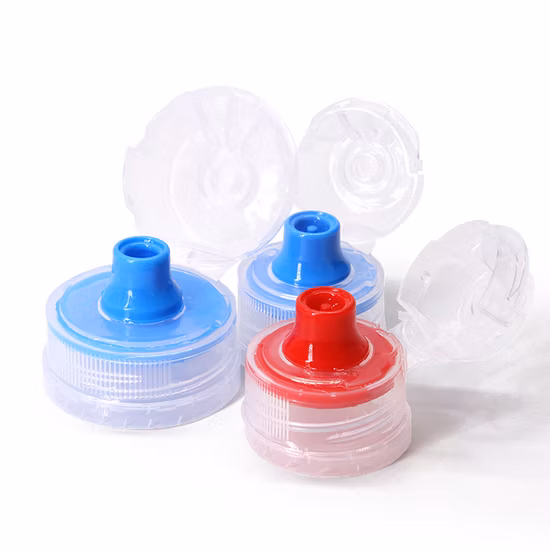 28mm 38mm Sport Flip Top bouchon de bouteille en plastique pour boire de l'eau boisson